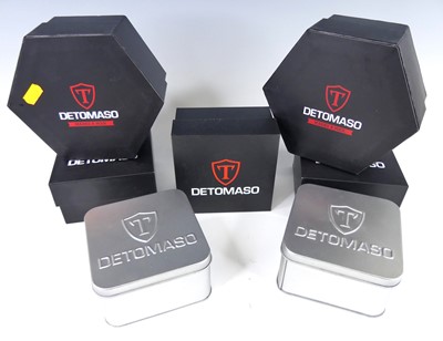 Lot 2670 - Six various Detomaso Firenze steel cased...