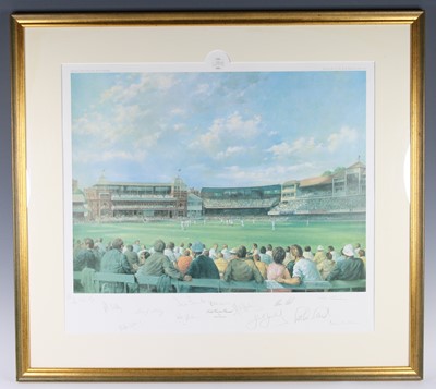 Lot 850 - After Alan Fearnley, (b.1942), Lords Cricket...