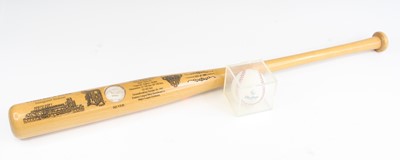 Lot 822 - A Detriot Tigers limited edition baseball bat,...