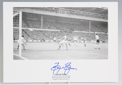 Lot 816 - World Cup 1966, a 21 x 29.5cm card image...