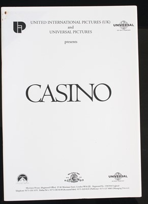 Lot 803 - A large collection of film production notes to...