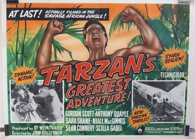Lot 801 - A collection of five UK quad film posters to...