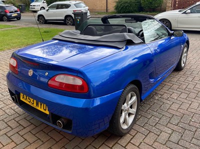 Lot 2923 - A 2004 MG TF convertible sports car 1978cc...