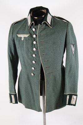 Lot 3207 - A German Third Reich M-43? Heer tunic, in...