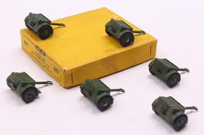 Lot 1171 - Dinky Toys No. 687 Military Trailer for 25...