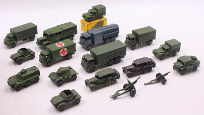 Lot 1383 - Dinky Toys group of 17 mostly playworn...