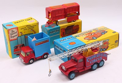 Lot 1774 - Corgi Toys group of 3 Chipperfields Circus...