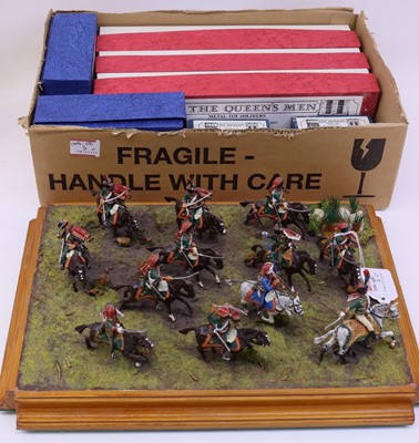 Lot 1503 - All the Queens Men 54mm scale white metal...