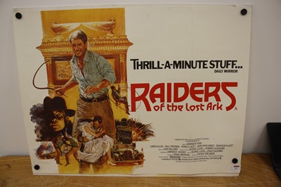 Lot 1012 - Raiders Of The Lost Ark, 1981, UK quad film...