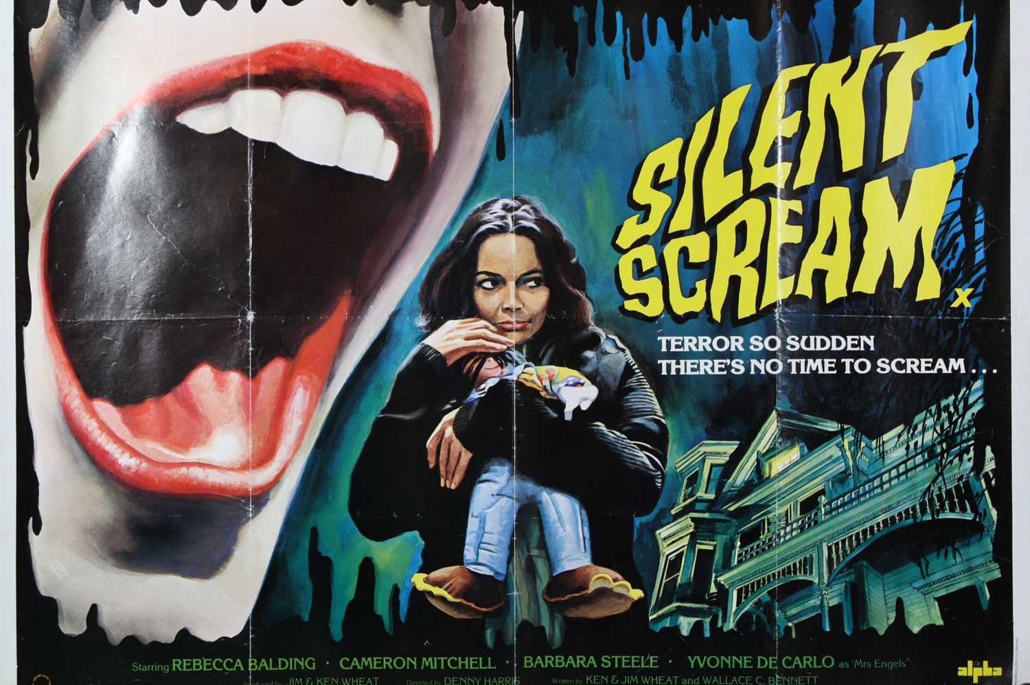 Lot 1006 - Silent Scream, 1979 UK quad film poster,...