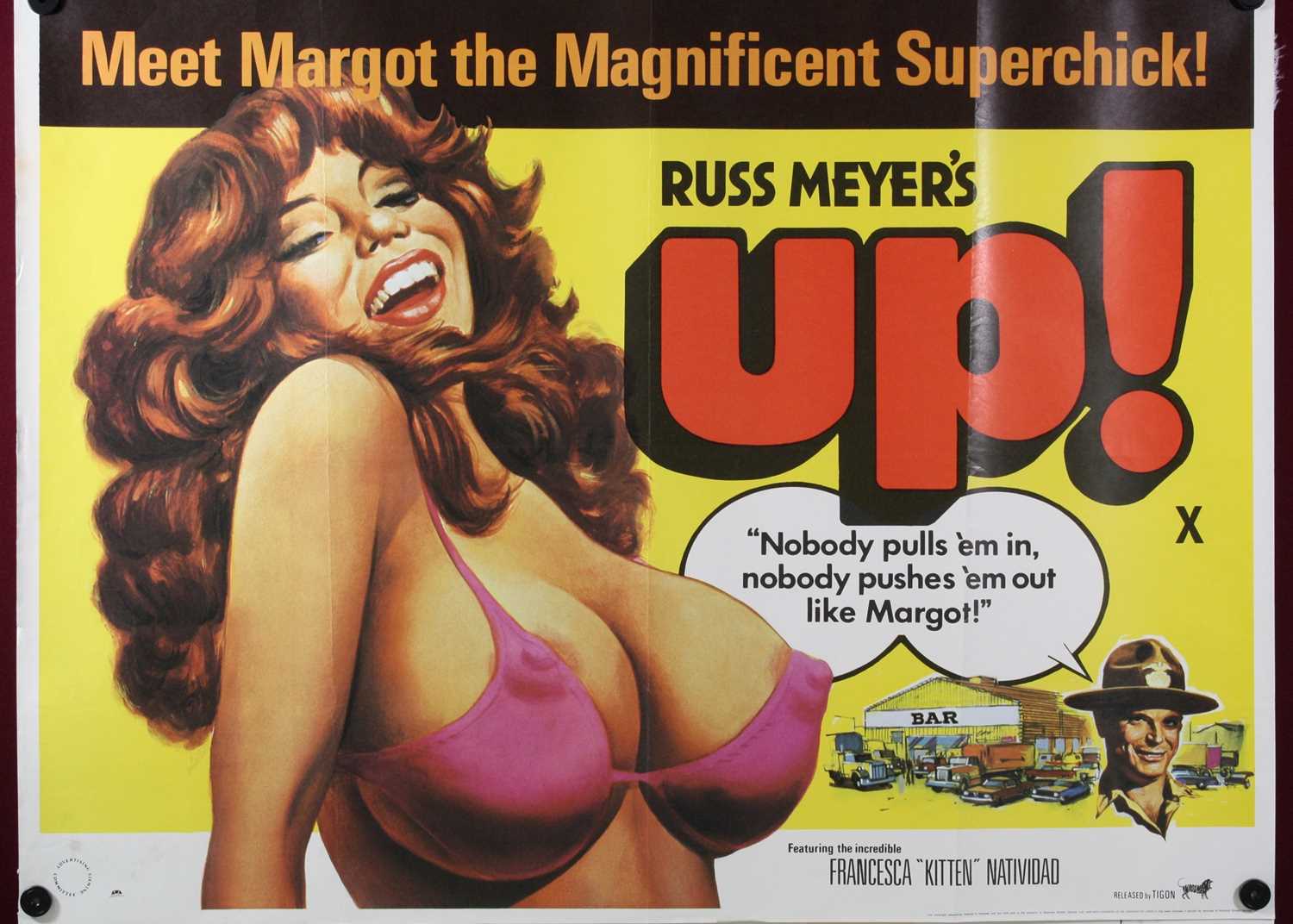 Lot 1014 - Up!, 1976, UK quad poster, starring Francesca "...