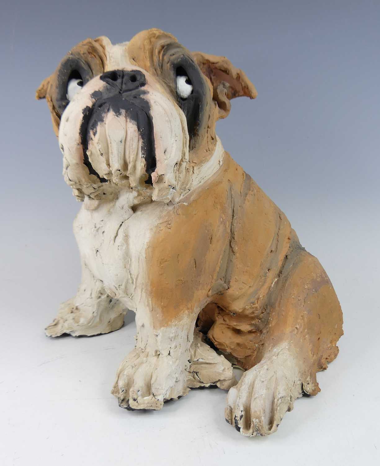 Lot 19 - Olivia Brown (contemporary) - a large painted...