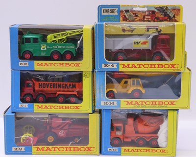 Lot 1336 - Matchbox King size group of 6 Diecast models...