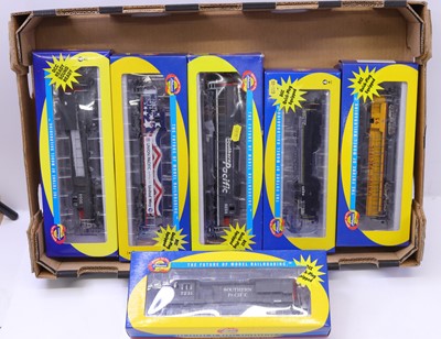 Lot 887 - 6 boxed Athearn HO Scale American Outline...