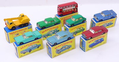 Lot 1363 - Matchbox 1/75 series group of 8 diecasts to...
