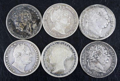 Lot 2021 - England, 1696 shilling, obv: first laureate...