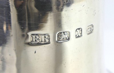 Lot 2095 - A late Victorian silver lighthouse sugar...