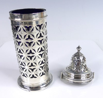 Lot 2093 - A late Victorian silver sugar caster, of...