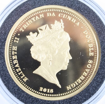 Lot 2071 - Tristan da Cunha, 2018 Gold Double Sovereign,...