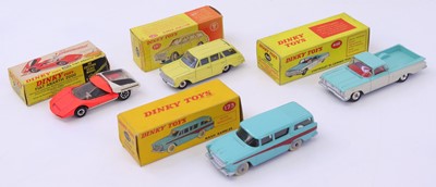 Lot 1141 - Dinky Toys group of 4 playworn diecasts to...