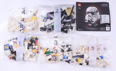Lot 1545 - A Lego Disney Star Wars No. 75276 helmet...