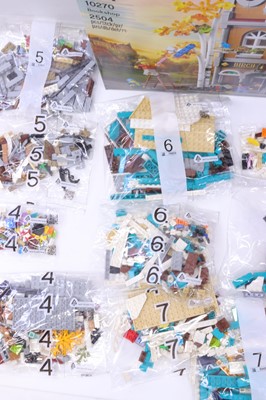 Lot 1573 - Lego Creator No. 10270 Bookshop housed in a...