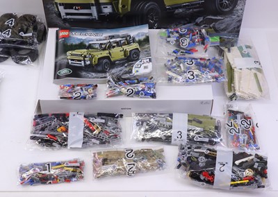 Lot 1591 - Lego Technic No. 42110 Landrover Defender,...