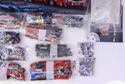 Lot 1593 - Lego Technic No. 42098 Car Transporter housed...