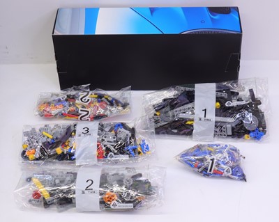 Lot 1596 - Lego Technic No. 42083 Bugatti Chiron housed...