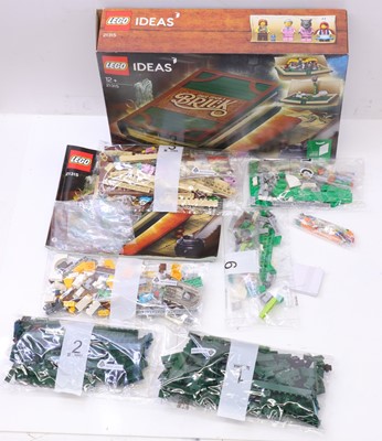 Lot 1599 - Lego Ideas No. 92177 Ship in a Bottle housed...