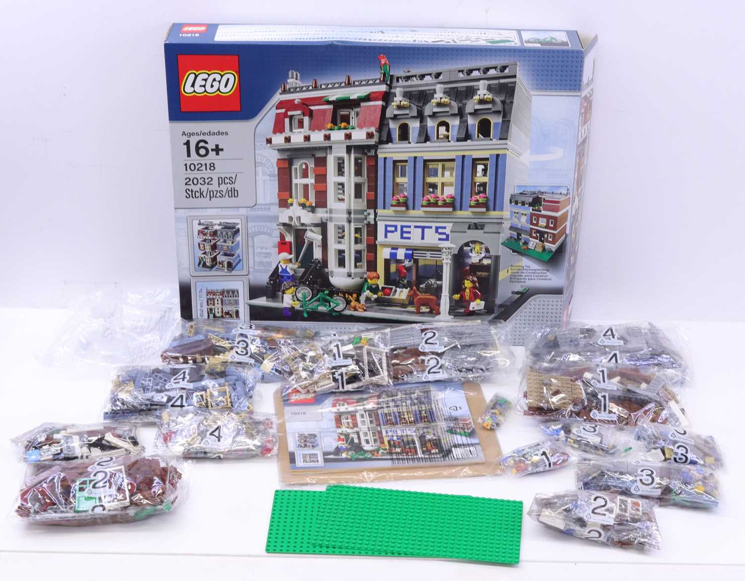 Lot 1602 - Lego Creator No. 10218 Pet Shop housed in a...