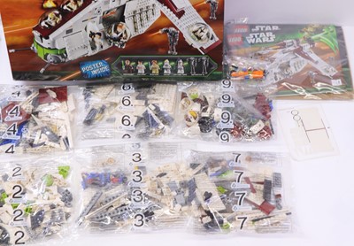 Lot 1610 - Lego Star Wars No. 75021 Republic Gunship...