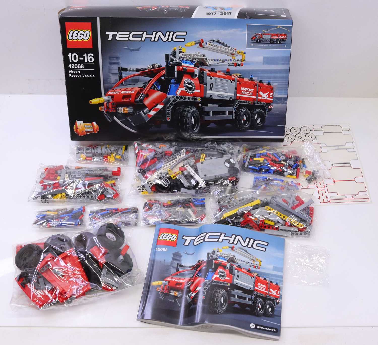 Lot 1615 - Lego Technic No. 42068 Airport Rescue Vehicle,...