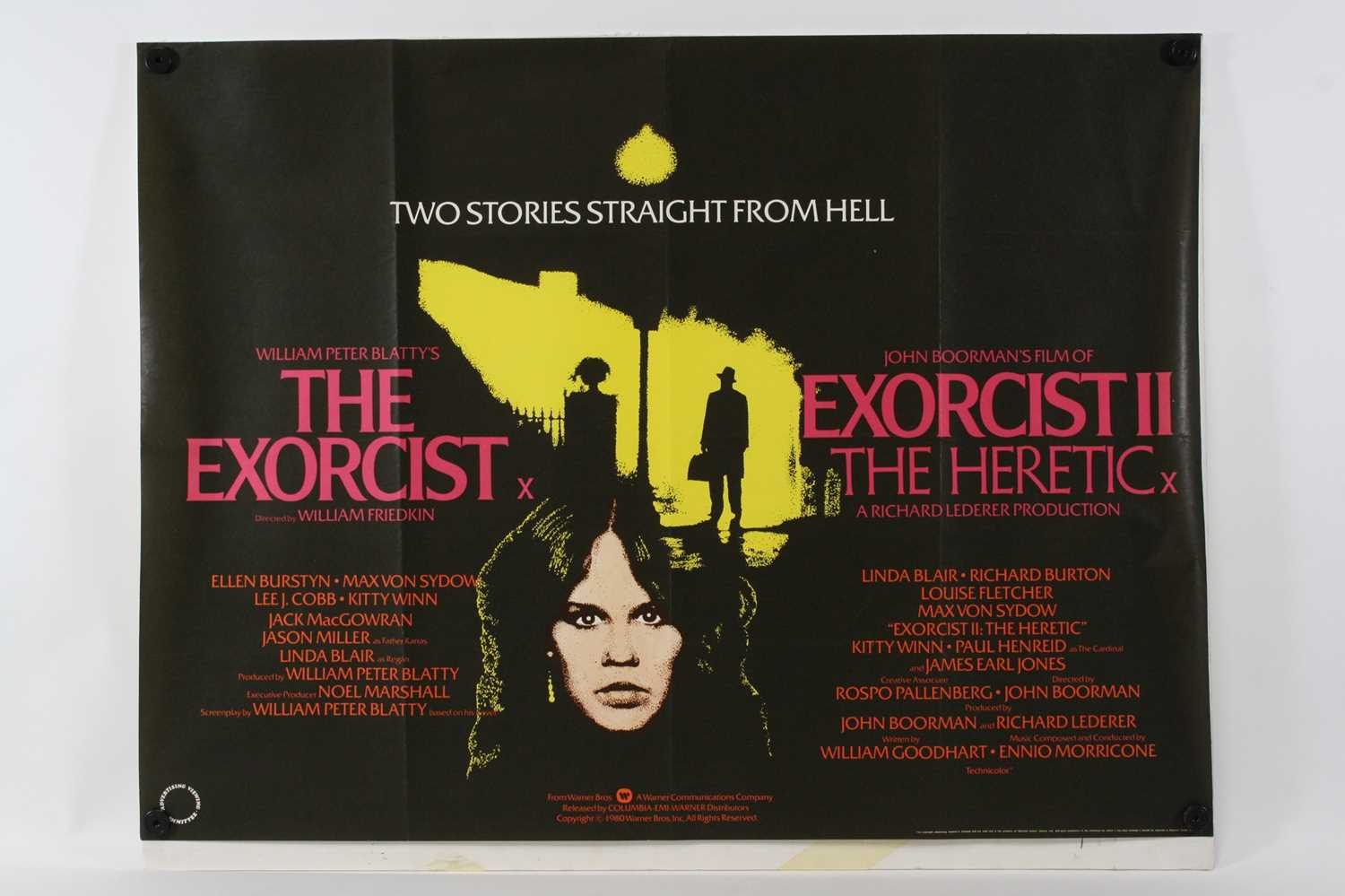 Lot 1039 - The Exorcist/Exorcist II The Heretic, (1980)...