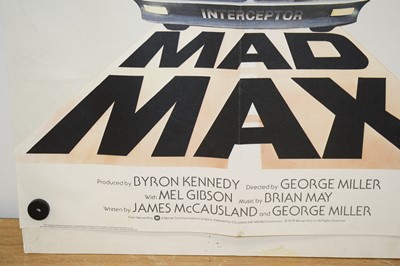 Lot 1042 - Mad Max/Friday The 13th, UK quad double bill...