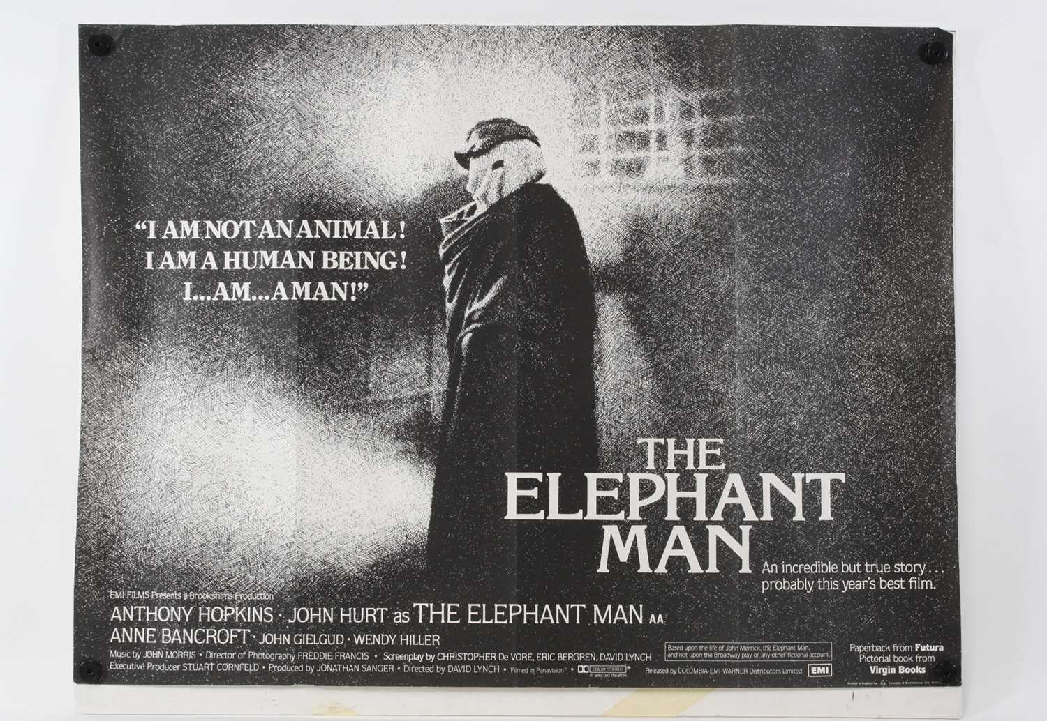 Lot 1047 - The Elephant Man, 1980, UK quad film poster,...