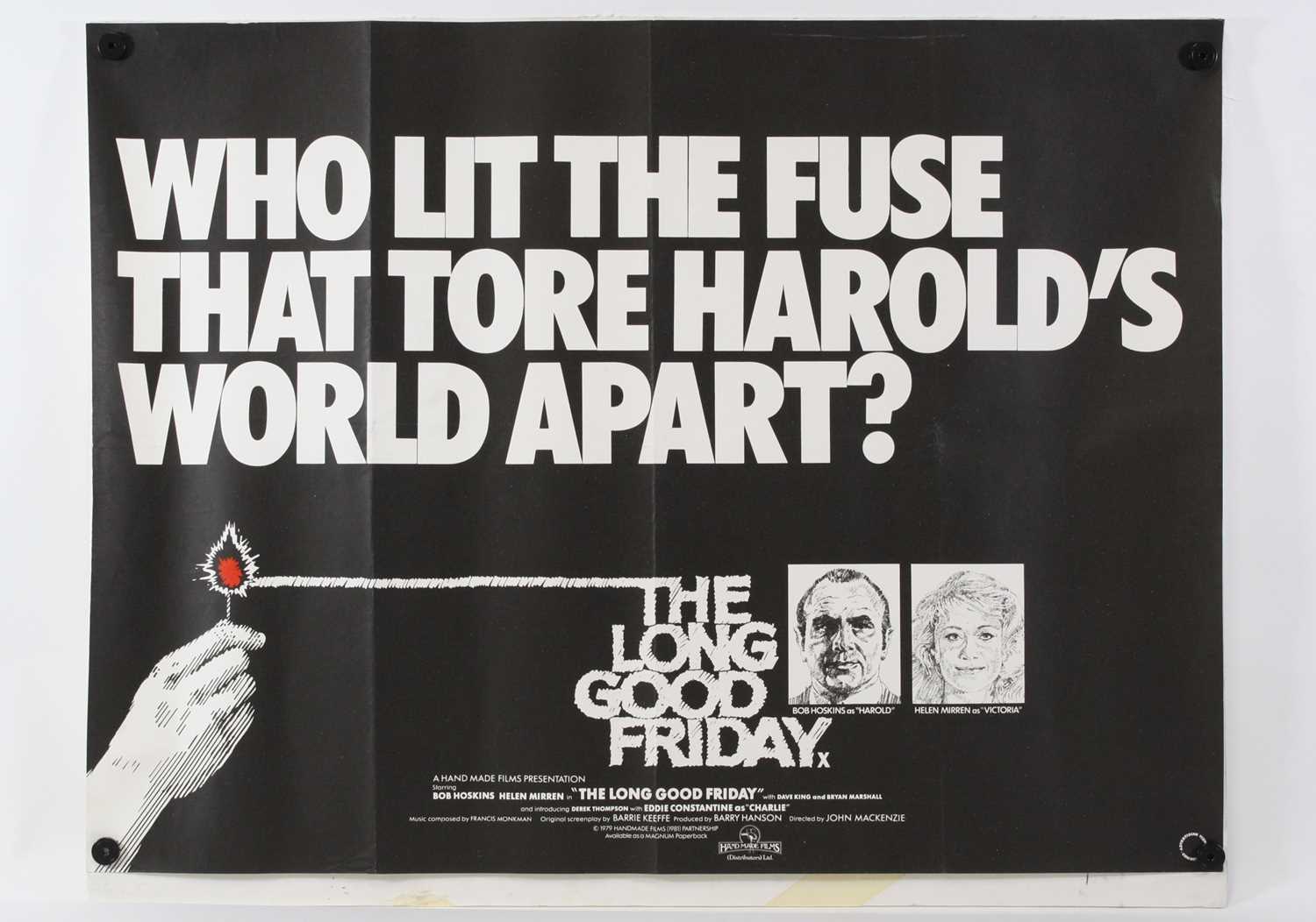 Lot 1048 - The Long Good Friday, 1980, UK quad poster,...