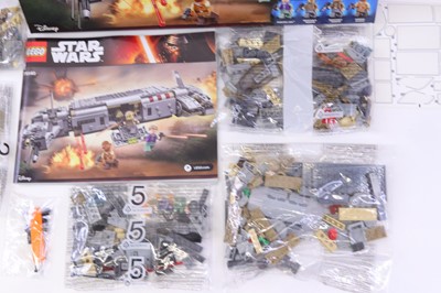 Lot 1627 - Lego Disney Star Wars group of 3 sets to...