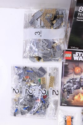 Lot 1627 - Lego Disney Star Wars group of 3 sets to...