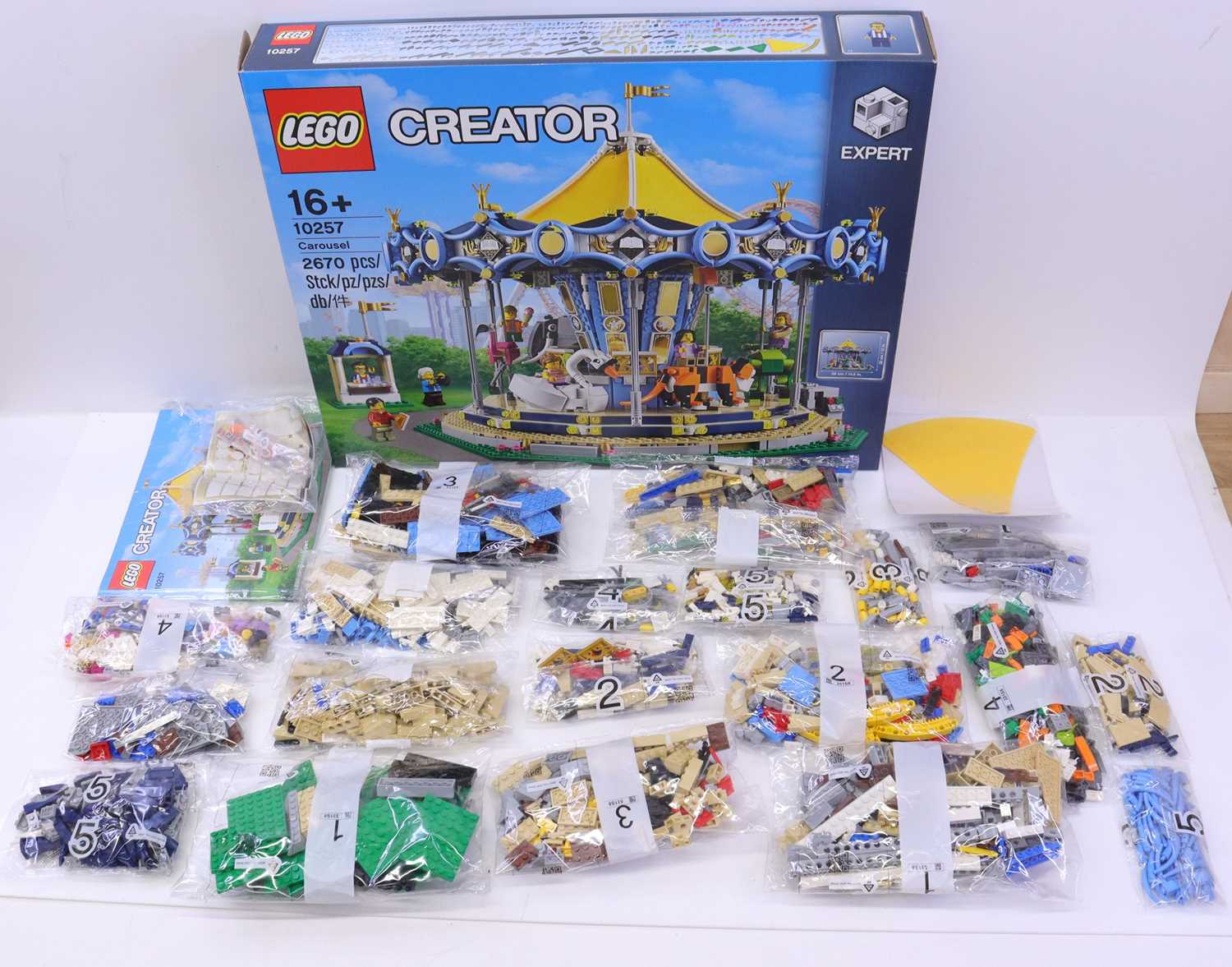 Lot 1 - Lego Creator No. 10257 Carousel, housed in a...