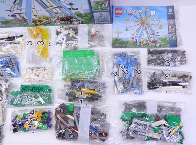 Lot 4 - Lego Creator No. 10247 Ferris Wheel, battery...