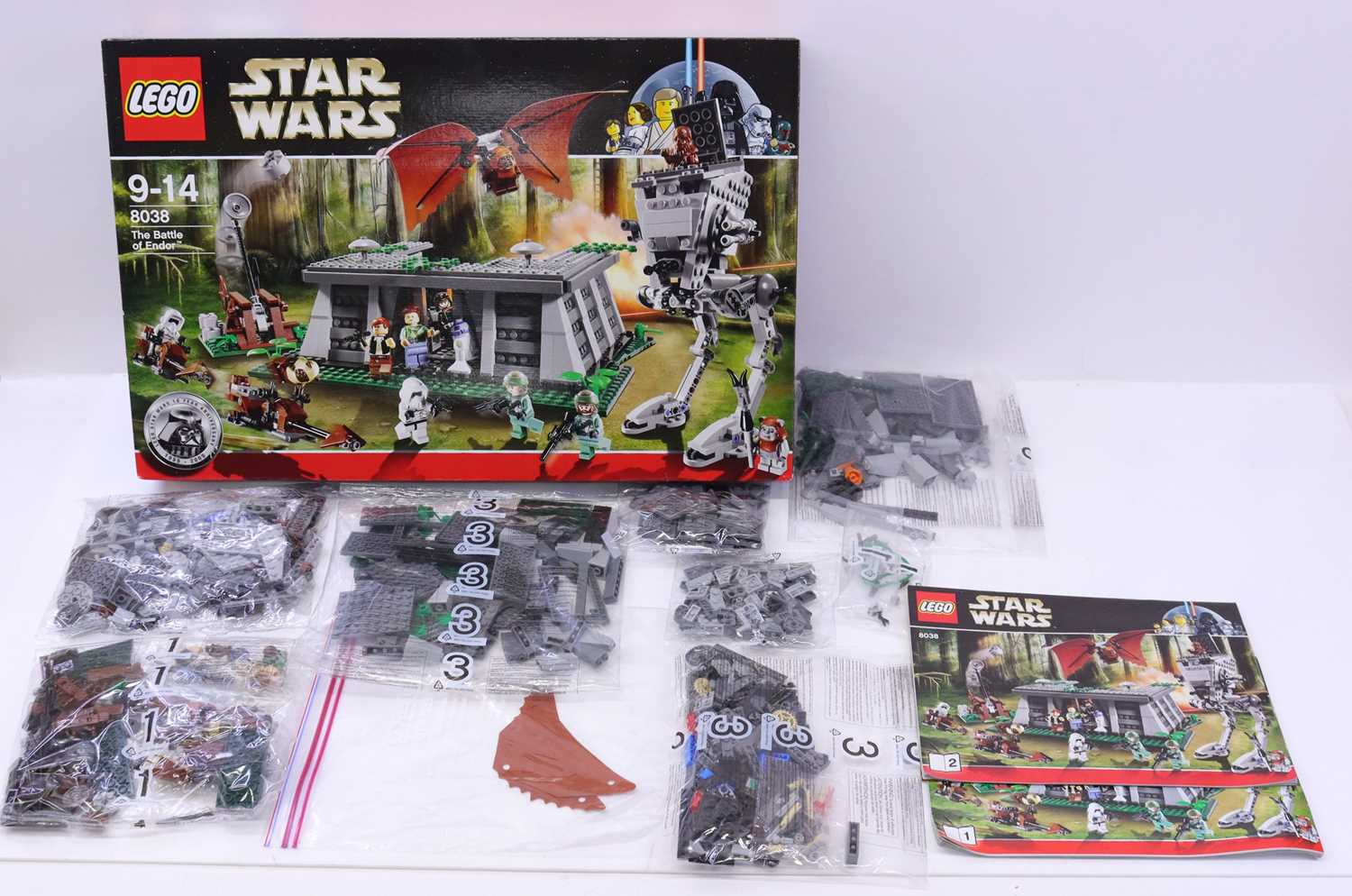 Lot 5 - Lego Star Wars No. 8038 The Battle of Endor,...