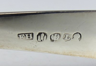 Lot 2079 - A George III Scottish silver serving spoon, in...