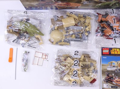 Lot 12 - Lego Disney Star Wars group of two sets, to...