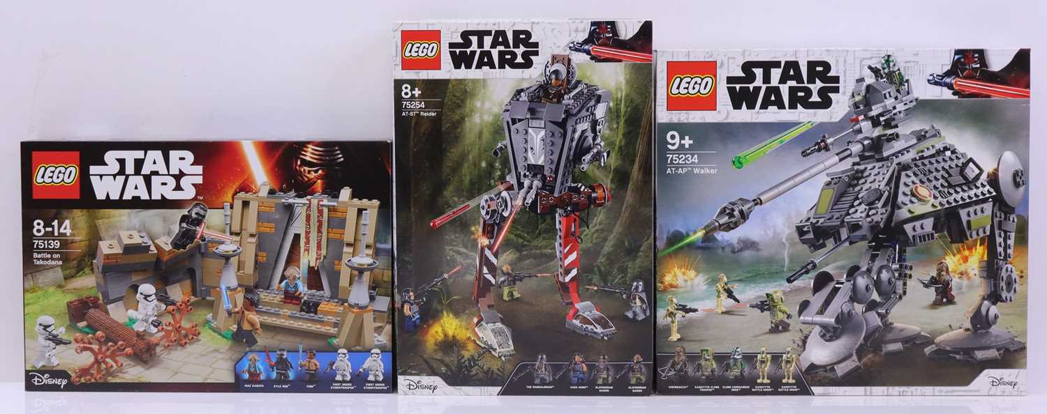 Lot 13 - Lego Disney Star Wars group of three sets, to...