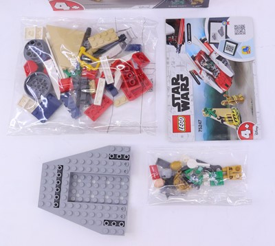 Lot 17 - Lego Disney Star Wars group of five sets, to...