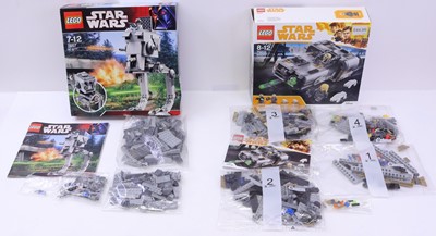 Lot 17 - Lego Disney Star Wars group of five sets, to...
