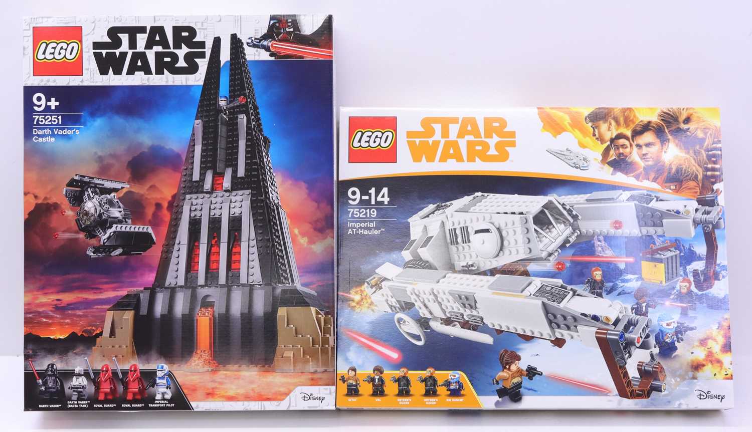 Lot 19 - Lego Disney Star Wars group of two sets, to...