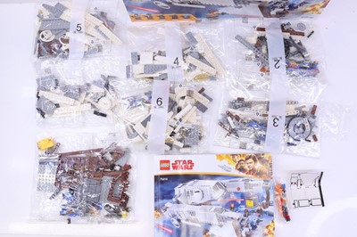 Lot 19 - Lego Disney Star Wars group of two sets, to...