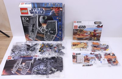 Lot 23 - Lego Disney Star Wars group of five sets to...